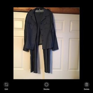Women Pin stripped suit